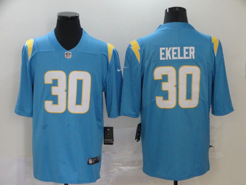 Men Los Angeles Chargers #30 Ekeler Light Blue Nike Vapor Untouchable Stitched Limited NFL Jerseys->los angeles chargers->NFL Jersey